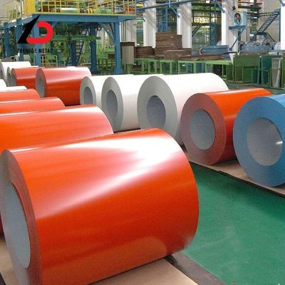 Ral9010 Màu sắc sơn trước thép galvanized cuộn PPGI PPGL cho nhà mái ván vật liệu xây dựng