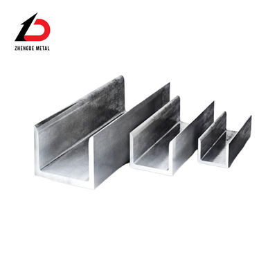 Thép carbon A36 C Channel với giá cạnh tranh 41X41 41 * 21 Hot DIP Galvanized U Channel Steel