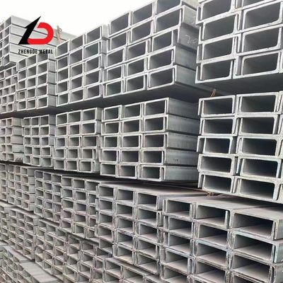 Thép carbon A36 C Channel với giá cạnh tranh 41X41 41 * 21 Hot DIP Galvanized U Channel Steel