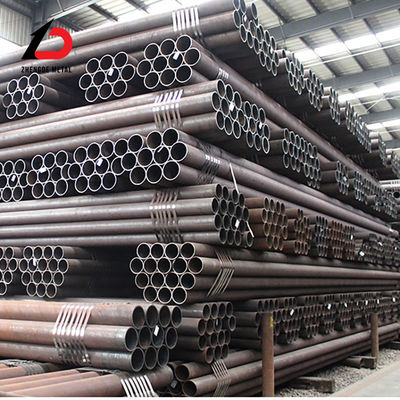 Nhà máy trực tiếp JIS tiêu chuẩn En 10219 S235jr S355gh ống thép nhẹ không may ống thép sắt đen 6m 12m ống thép carbon không may Giá