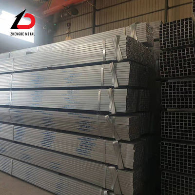 Chất lượng cao Ss330 Ss400 S235jr Q195 Q235 Q345 Độ dày 0,6-25mm Đơn vị hóa kích thước và bề mặt hình vuông / hình chữ nhật ống thép kẽm với giá nhà sản xuất