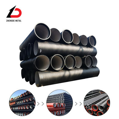Giá nhà máy tùy chỉnh kích thước ISO9001 ISO2531 En545 K9 K7 DN80 DN100 DN800 ống sắt đúc mềm mại cho hệ thống nước