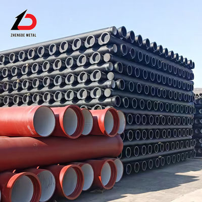 Giá nhà máy tùy chỉnh kích thước ISO9001 ISO2531 En545 K9 K7 DN80 DN100 DN800 ống sắt đúc mềm mại cho hệ thống nước