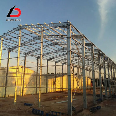 Xây dựng cơ cấu thép galvanized Prefabricated Office Factory Workshop