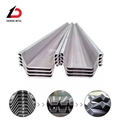 Az12 Au20 Steel Sheet Pile Customized Cold Formed Sheet Piles (Điều này có nghĩa là: