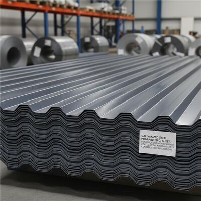Tấm lợp kim loại mạ kẽm sơn sẵn GI chống ăn mòn bền bỉ cho ứng dụng xây dựng