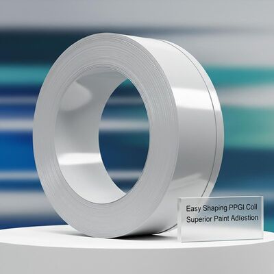 Easy Shaping PPGI Steel Coil with Bright Annealed Heat Treatment for Superior Paint Adhesion and Long-Term Stability