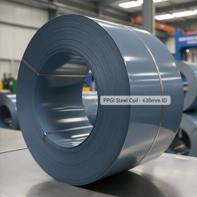 Cuộn thép PPGI đường kính trong 610mm dễ tạo hình và chống ăn mòn vượt trội