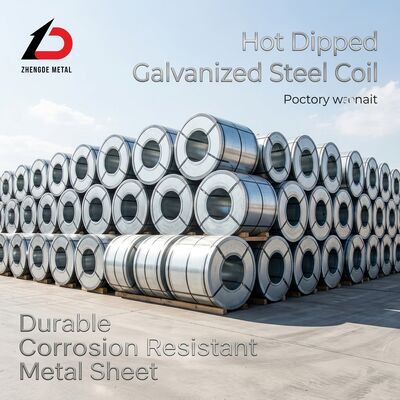 Zero Spangle Thép galvanized cuộn 0.3-2.0mm 600-1250mm Đồng bộ kết thúc mờ cho ứng dụng sơn