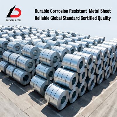 Z60 Vòng cuộn thép điện galvanized 0.3-2.0mm 600-1250mm Chất nền cán lạnh với lớp phủ 60g / m2