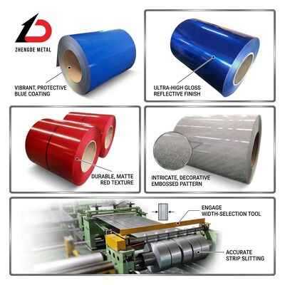 0.12mm 0.14mm Ultra-Thin Economy PPGI Steel Coil Lightweight Roofing Sheet Material for Emerging Markets