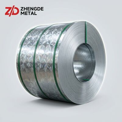 Roofing Galvanized Steel Coil Z180 Corrugated Sheet Base 600-1250mm Width Oiled Surface