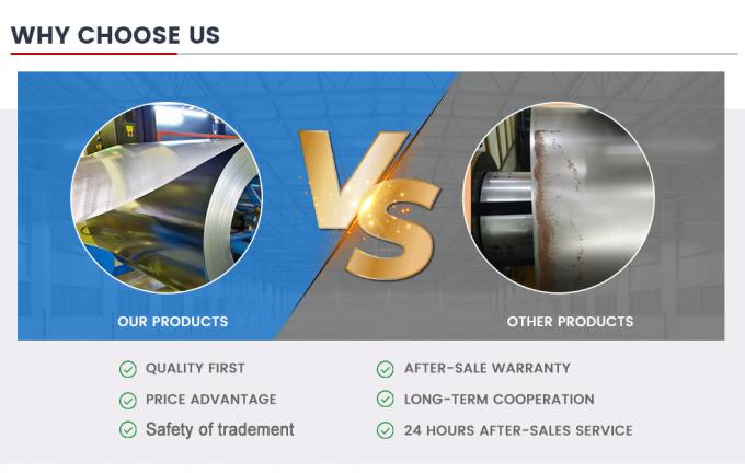Z30 Z275 Vòng cuộn tấm thép galvanized Big Zero No Gi Sangle Vòng cuộn mái nhà kim loại 6