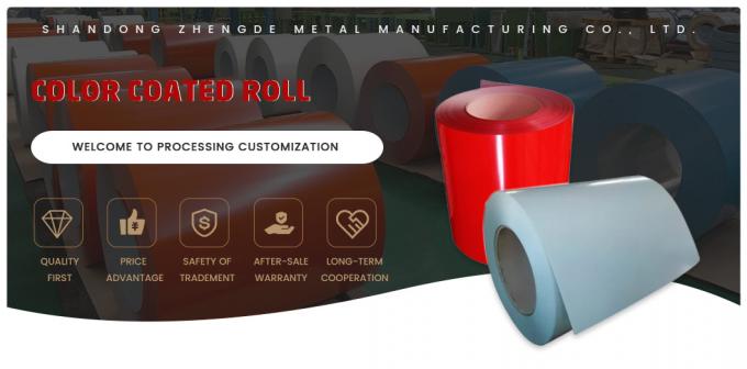RoHS PPGI Steel Coil Prepainted Color Coated Sheet Coil Width 3000mm 0