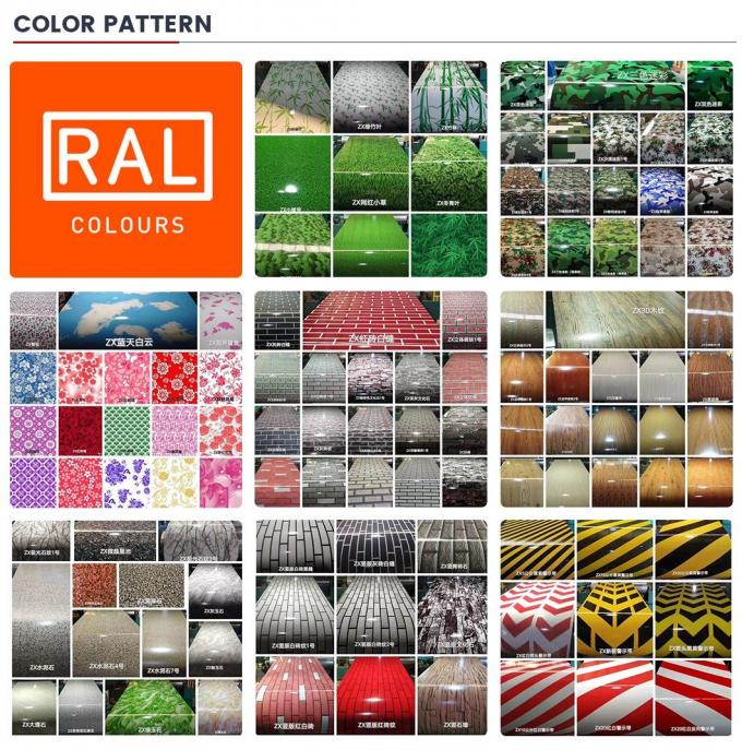 RoHS PPGI Steel Coil Prepainted Color Coated Sheet Coil Width 3000mm 6