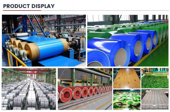 RoHS PPGI Steel Coil Prepainted Color Coated Sheet Coil Width 3000mm 8