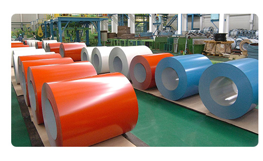 JIS PPGI Vòng thép 20 Gauge 28 Gauge Vòng thép kẽm phủ màu 2