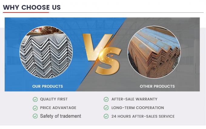 ASTM A36 A53 Carbon Steel Angle Bar bằng 6mm Steel Angle L Shape 6