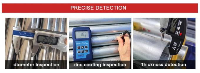 DIN hàn 3 inch ống kẽm 20 ft đường ống thép sắt 8