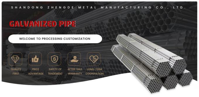 Bơm kẽm tròn 10 ft ASTM St37 12cr1MOV Bơm thép ngâm nóng 0