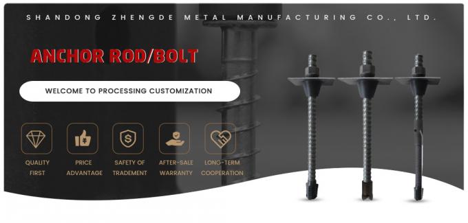 Nhà sản xuất chuyên nghiệp từ Trung Quốc Carbon Steel Stainless Steel Video hoặc Hỗ trợ kỹ thuật Ngành công nghiệp khai thác mỏ Bolting Anchor Bolt với hạt 0