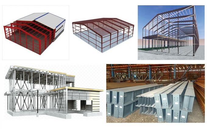 Prefab Modular Industrial Building Customized Easy Install Insulation Sandwich Panel Steel Structure Used for Warehouse Dormitories Temporary Offices