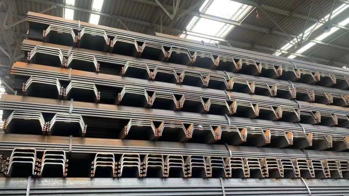Loại Z đúc nóng tấm piles OEM cho xây dựng cảng và nền tảng sâu 2